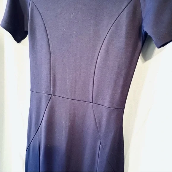 Unique Vintage 60’s Presley Navy Midi Dress - Picture 8 of 15